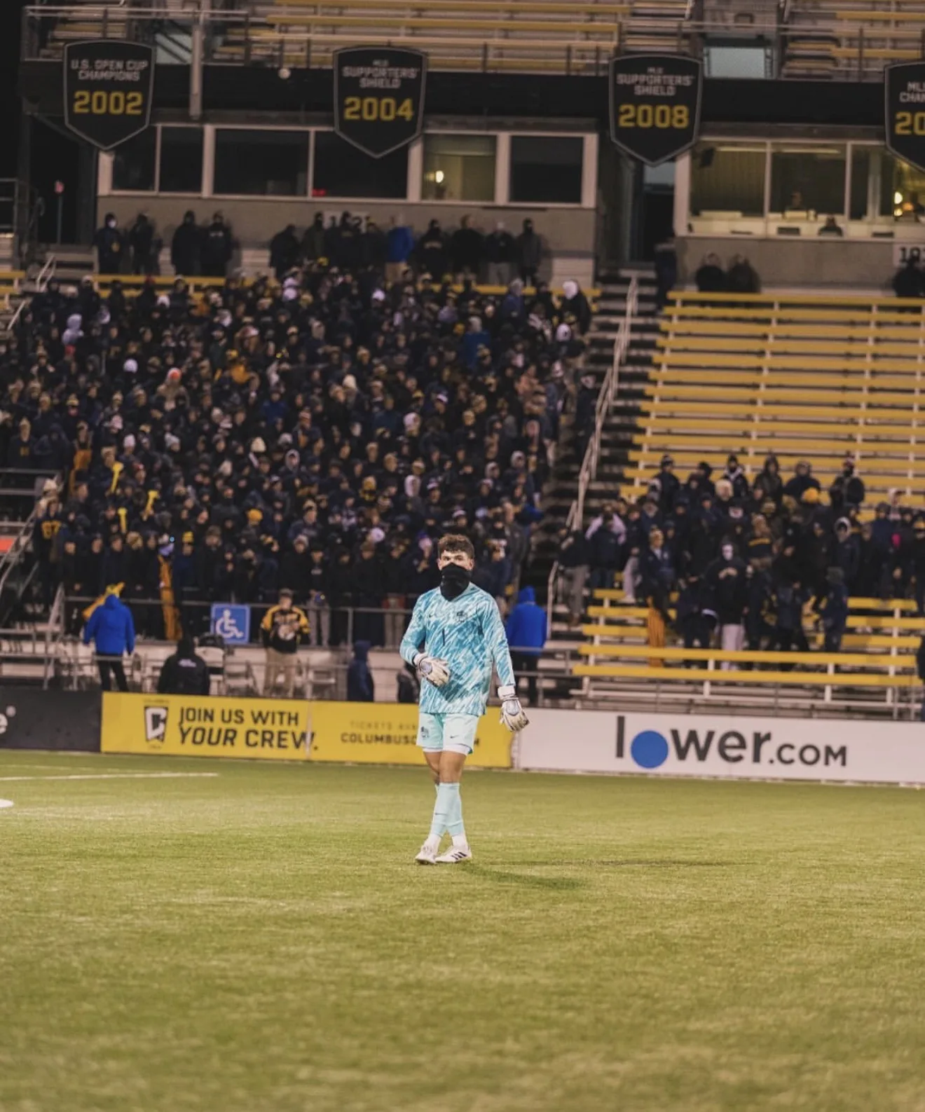 Pictures from State Championship game at a Frigid Columbus Crew Stadium